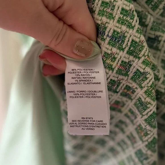 NWOT Taylor Dresses Sleeveless Tweed Dress w Ruffle Hem - Picture 6 of 8